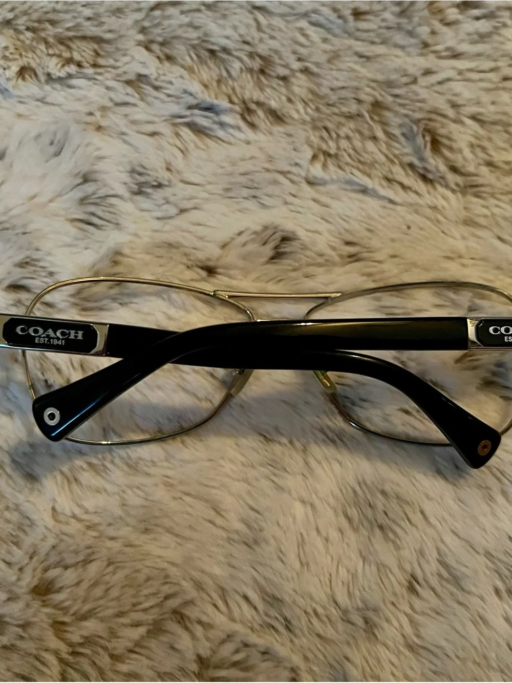 Coach Silver Frame Eyeglasses